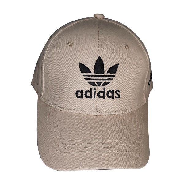 کلاه کپ کتان طرح Alo و Adidas کد ۱۰۳ - کرم